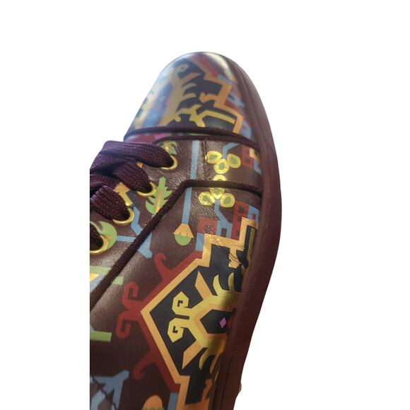 Christian Louboutin Louis Junior Men’s Sneakers – Multicolor Print – Red Sole - Picture 7 of 9